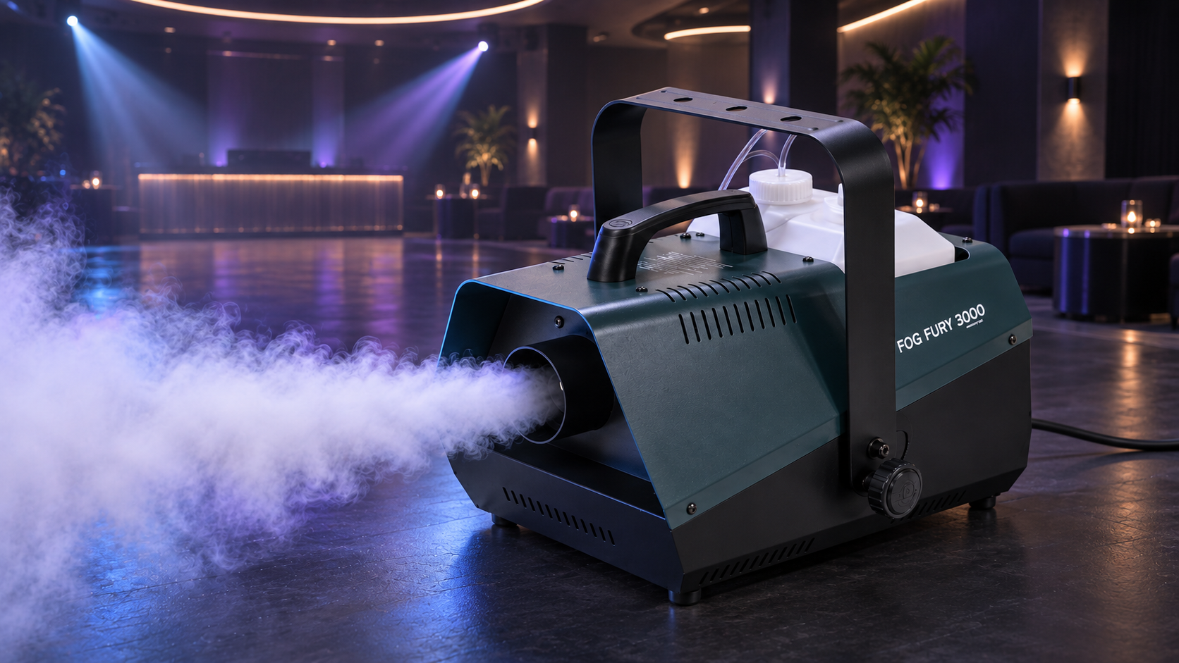 AI-created equipment concept: ADJ Fog Fury 3000